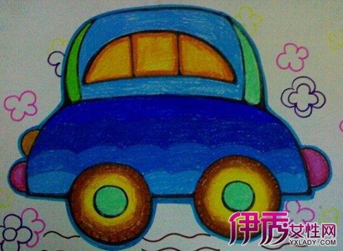 【图】儿童画小汽车图片大展示 简析孩子学习绘画的好处